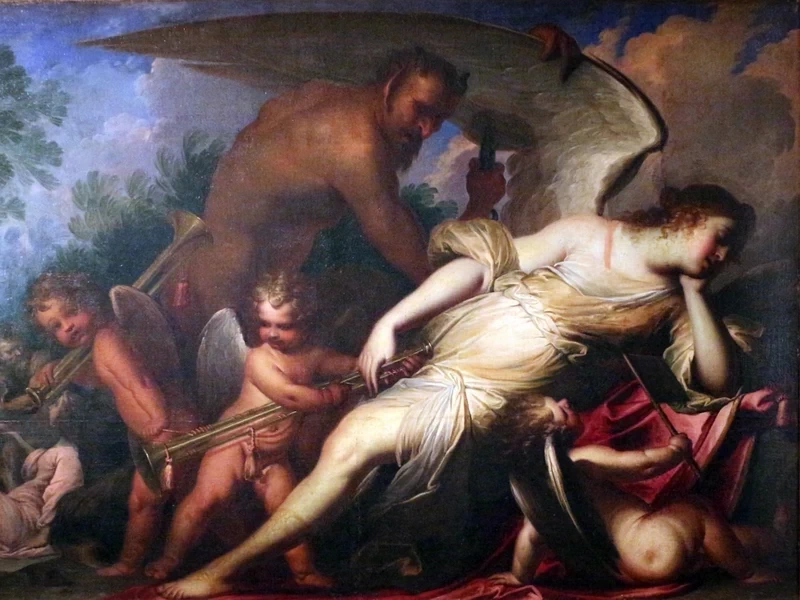 1606-Pietro Ricchi, il Lucchese - Allegoria della lascivia - Castello del Buonconsiglio, Trento